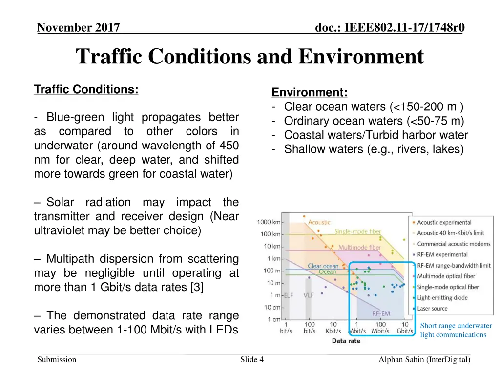 november 2017 traffic conditions and environment