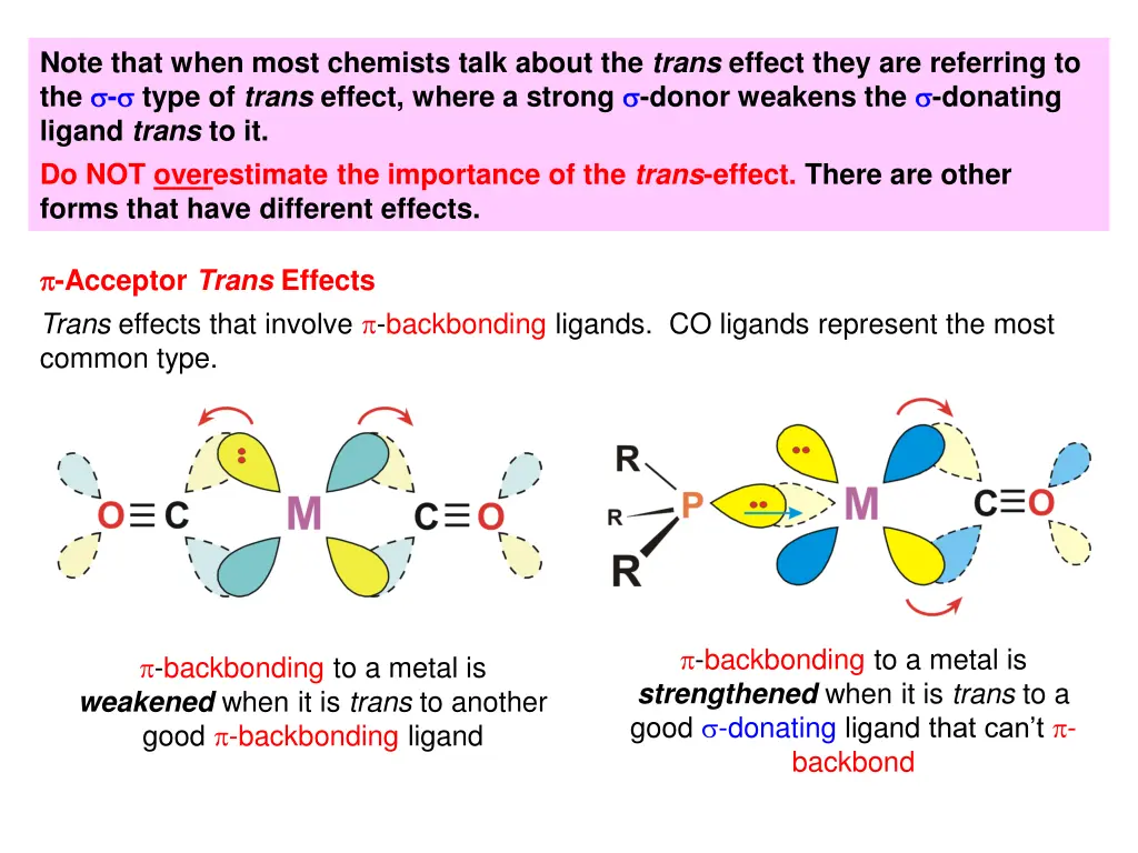 note that when most chemists talk about the trans