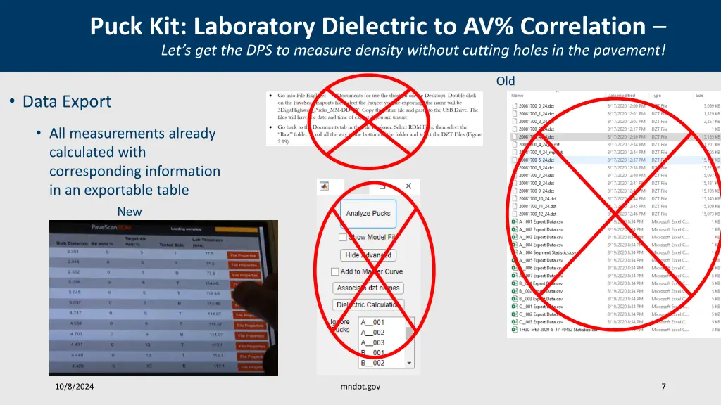 puck kit laboratory dielectric to av correlation 5