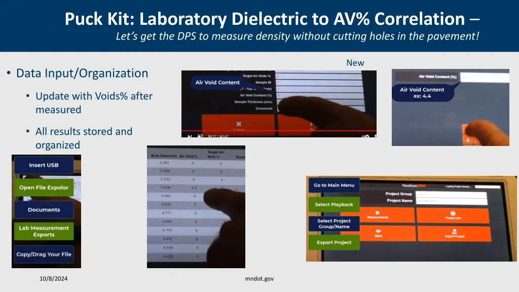 puck kit laboratory dielectric to av correlation 6