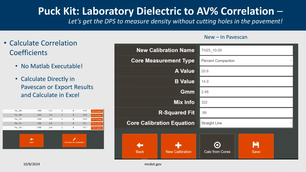 puck kit laboratory dielectric to av correlation 8