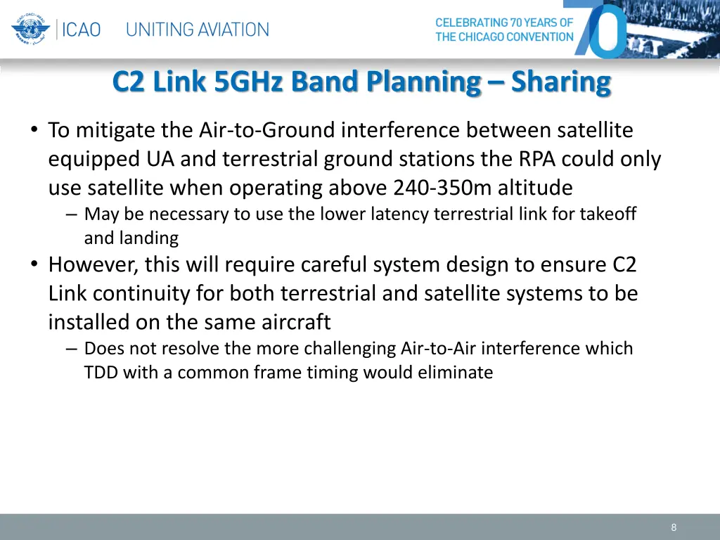 c2 link 5ghz band planning sharing 3