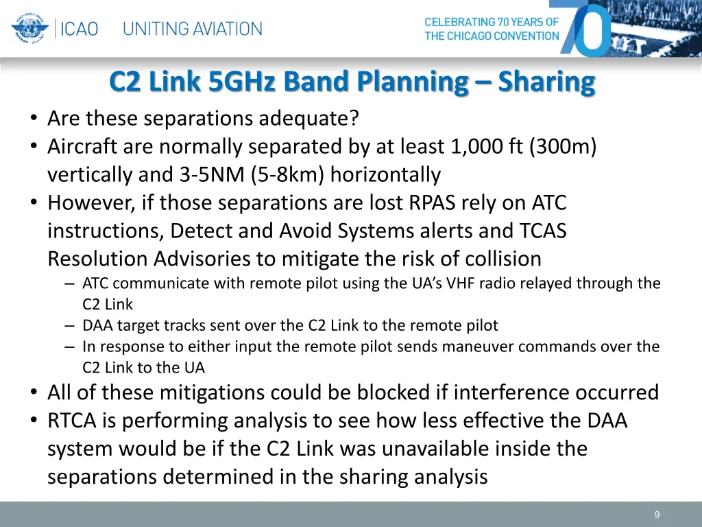 c2 link 5ghz band planning sharing are these