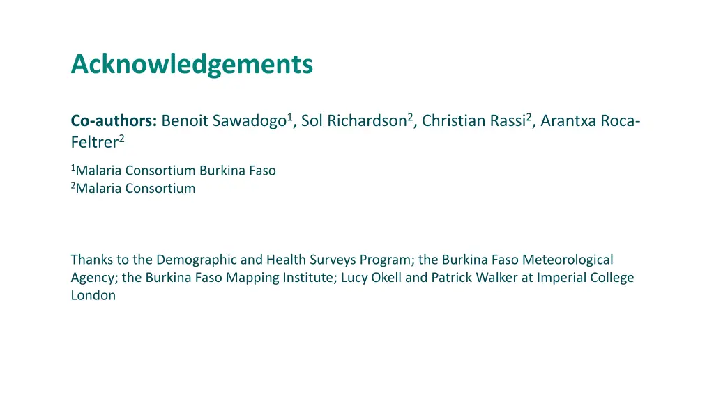 acknowledgements