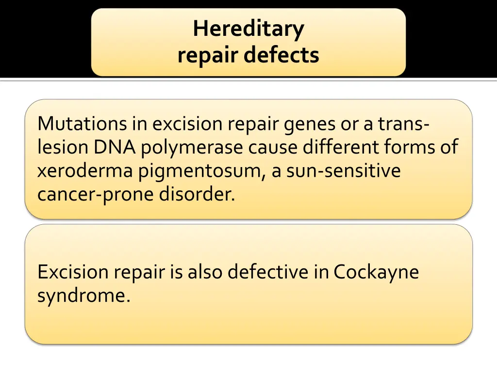 hereditary repair defects