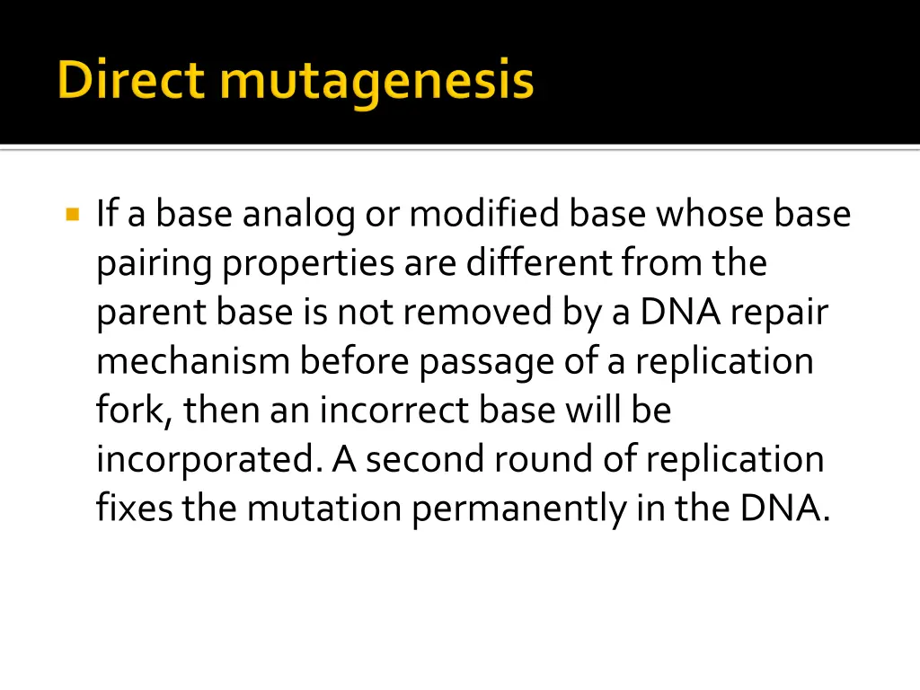 if a base analog or modified base whose base