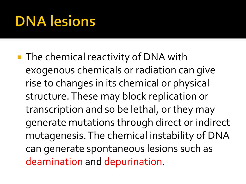 the chemical reactivity of dna with exogenous