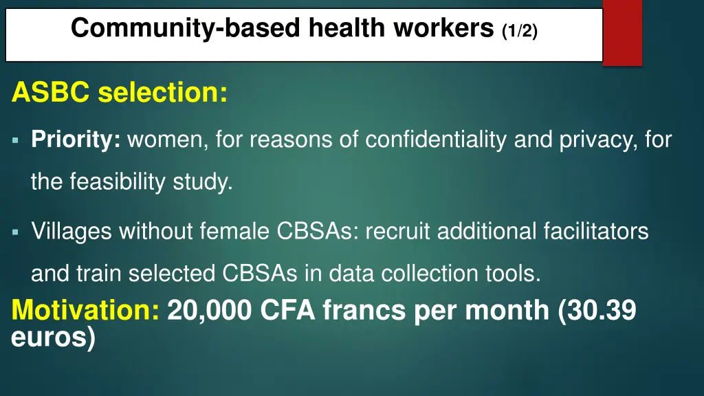 community based health workers 1 2