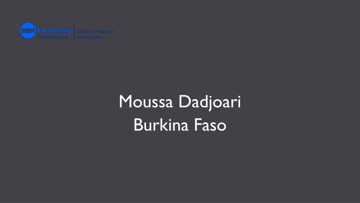 moussa dadjoari burkina faso