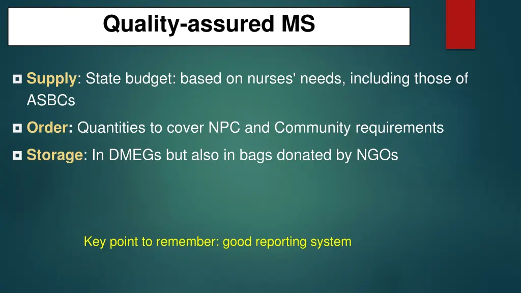 quality assured ms