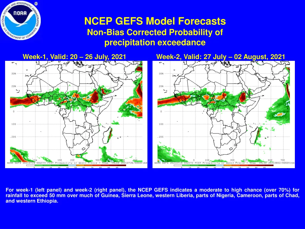 ncep gefs model forecasts non bias corrected