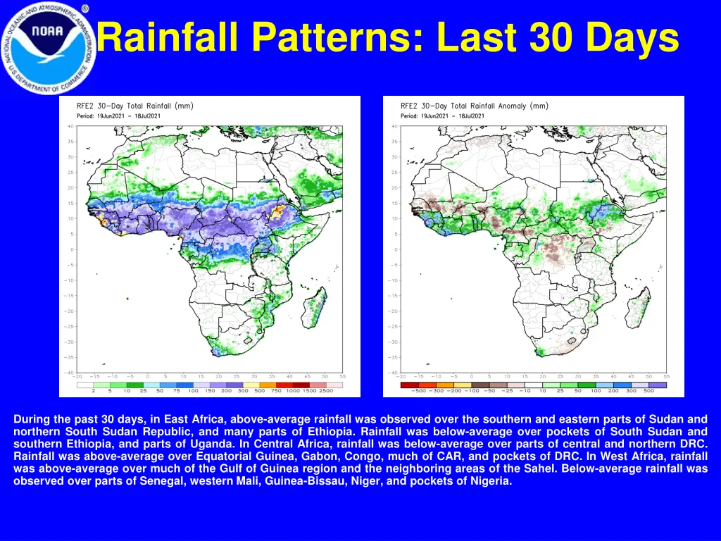 rainfall patterns last 30 days