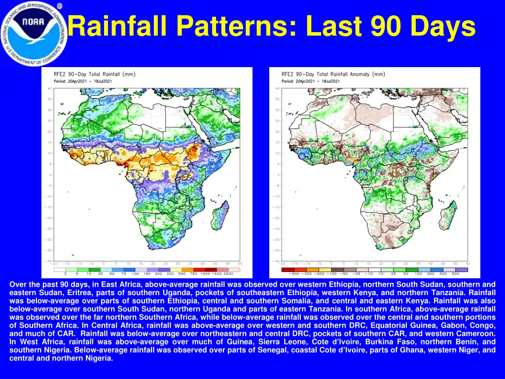 rainfall patterns last 90 days