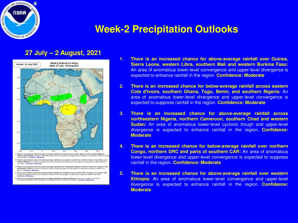 week 2 precipitation outlooks