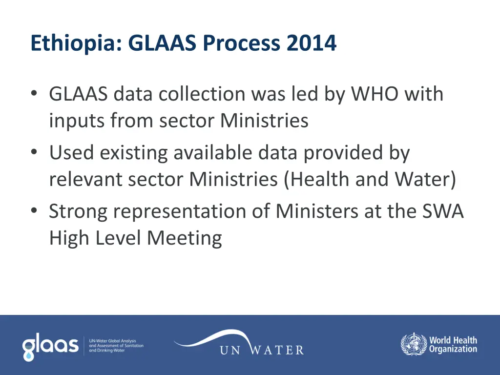 ethiopia glaas process 2014