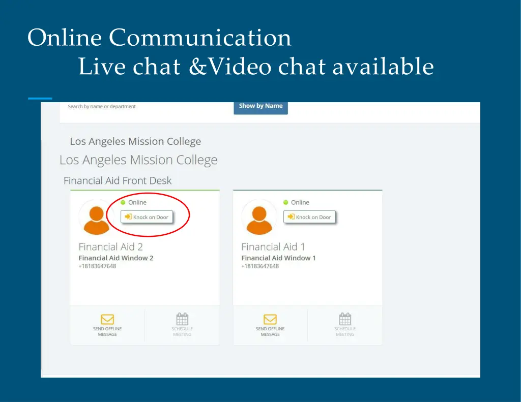 online communication live chat video chat