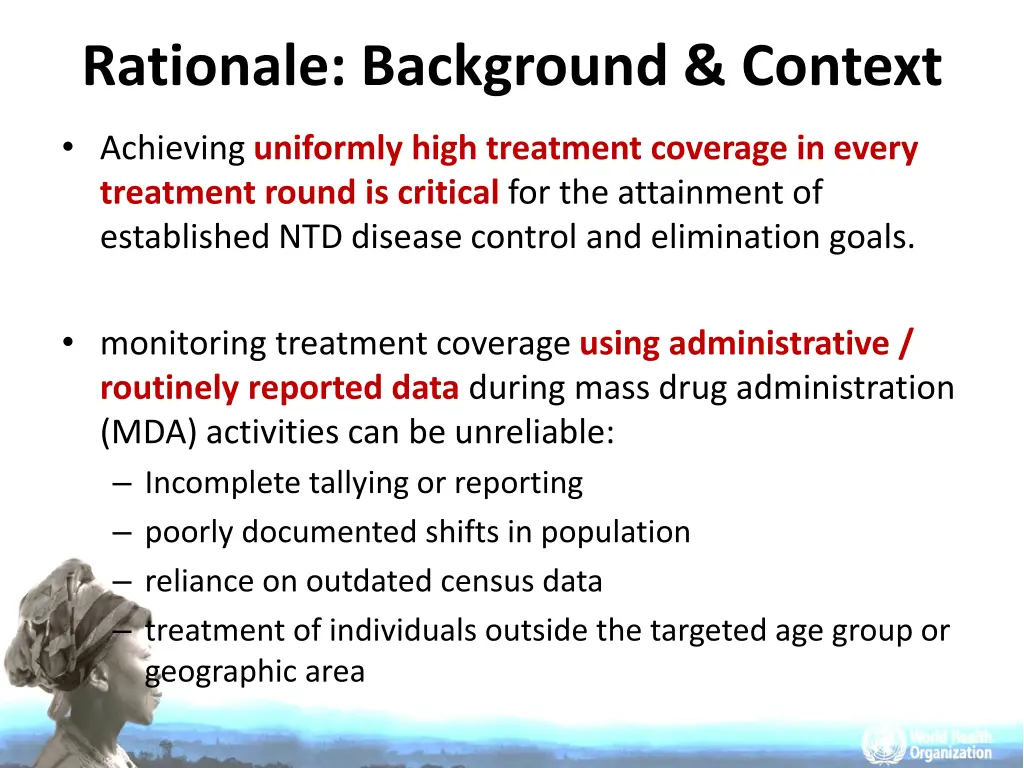 rationale background context