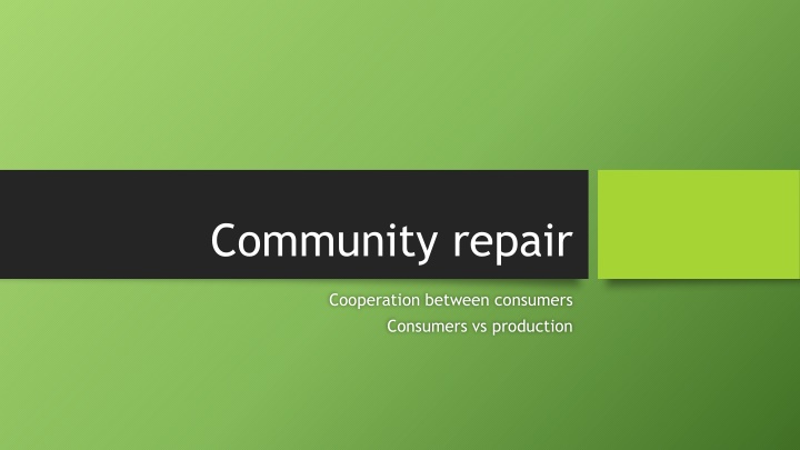 community repair