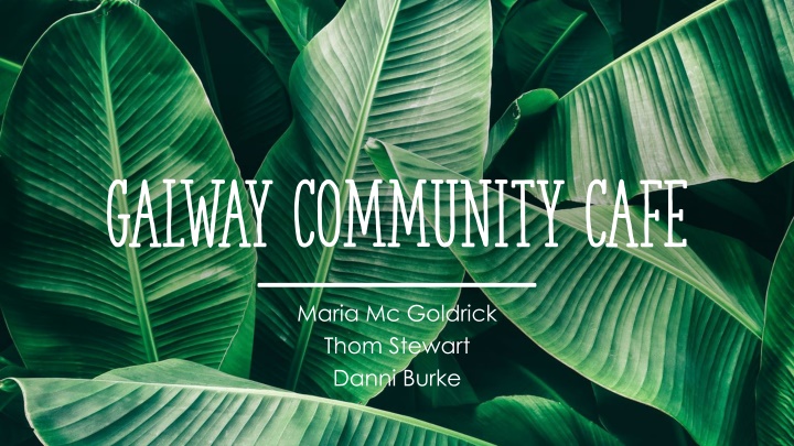 galway community cafe