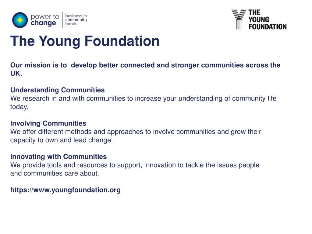 the young foundation