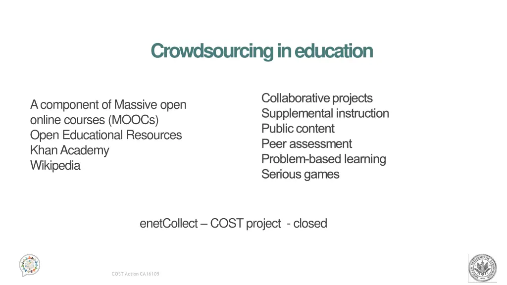 crowdsourcing in education