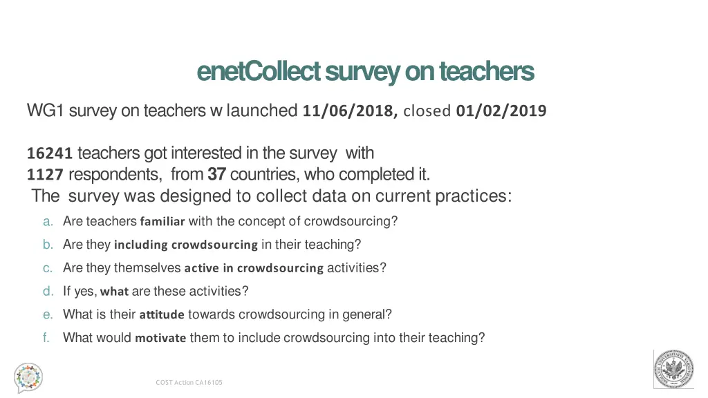 enetcollect survey on teachers