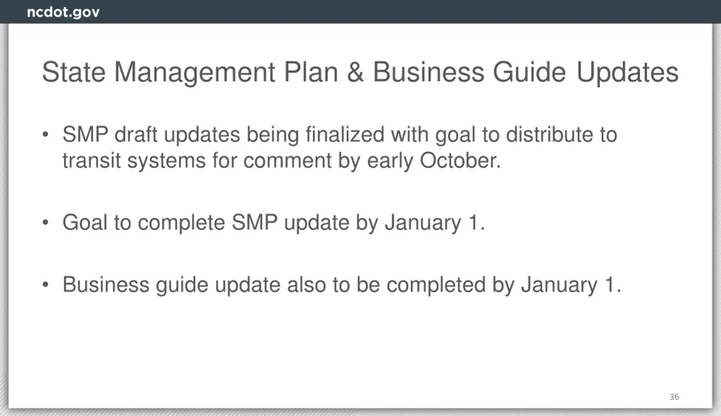 state management plan business guide updates