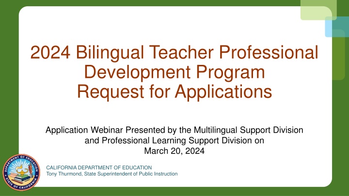 2024 bilingual teacher professional development