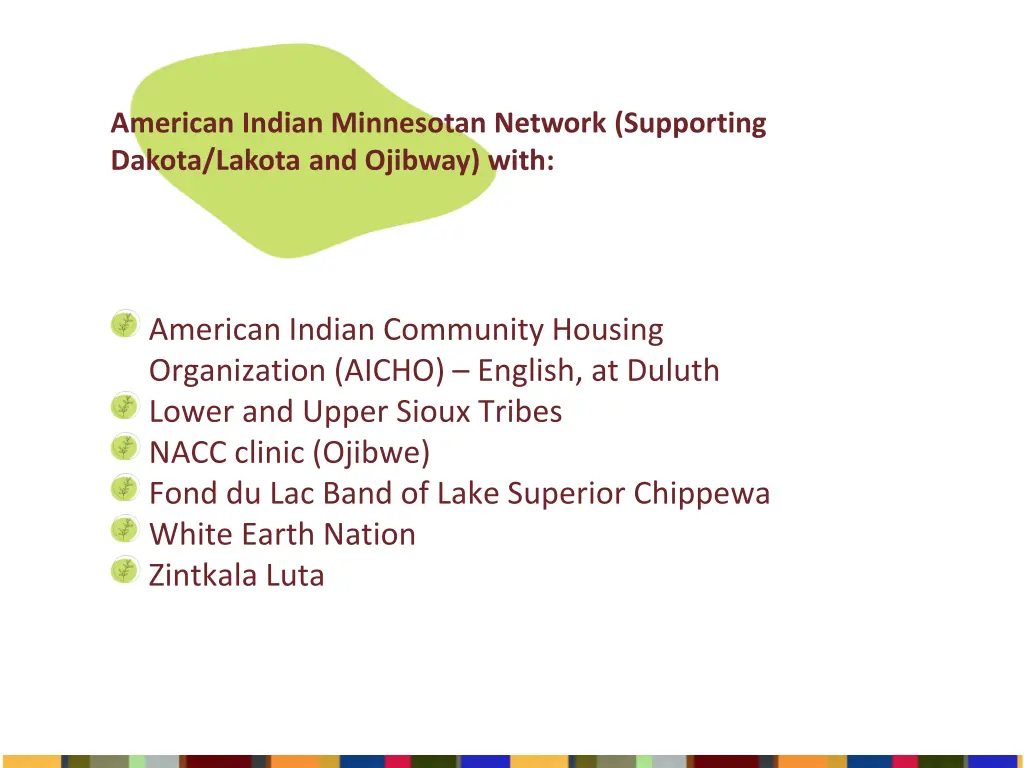 american indian minnesotan network supporting