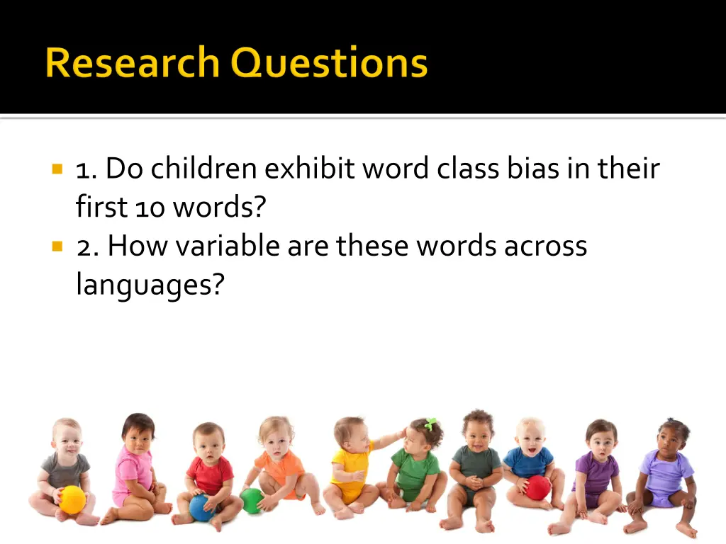 1 do children exhibit word class bias in their