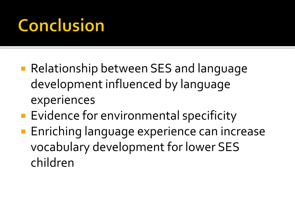 relationship between ses and language development