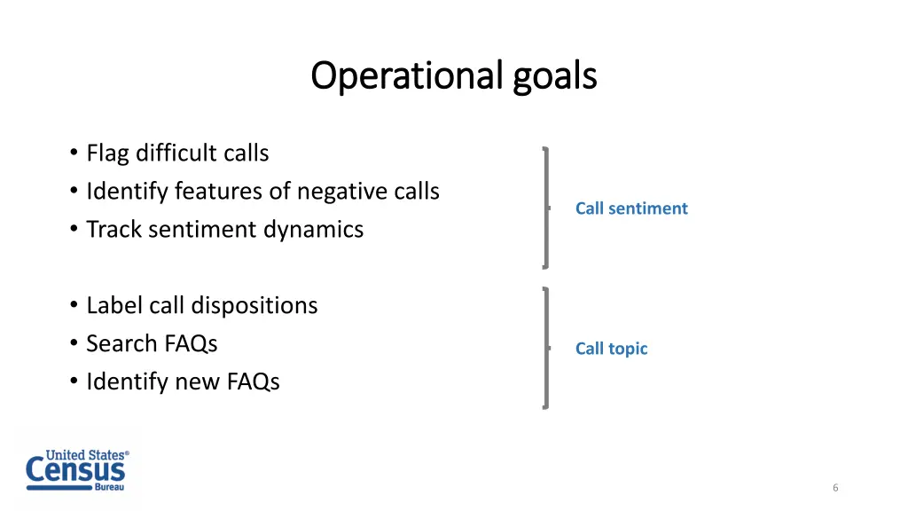 operational goals operational goals