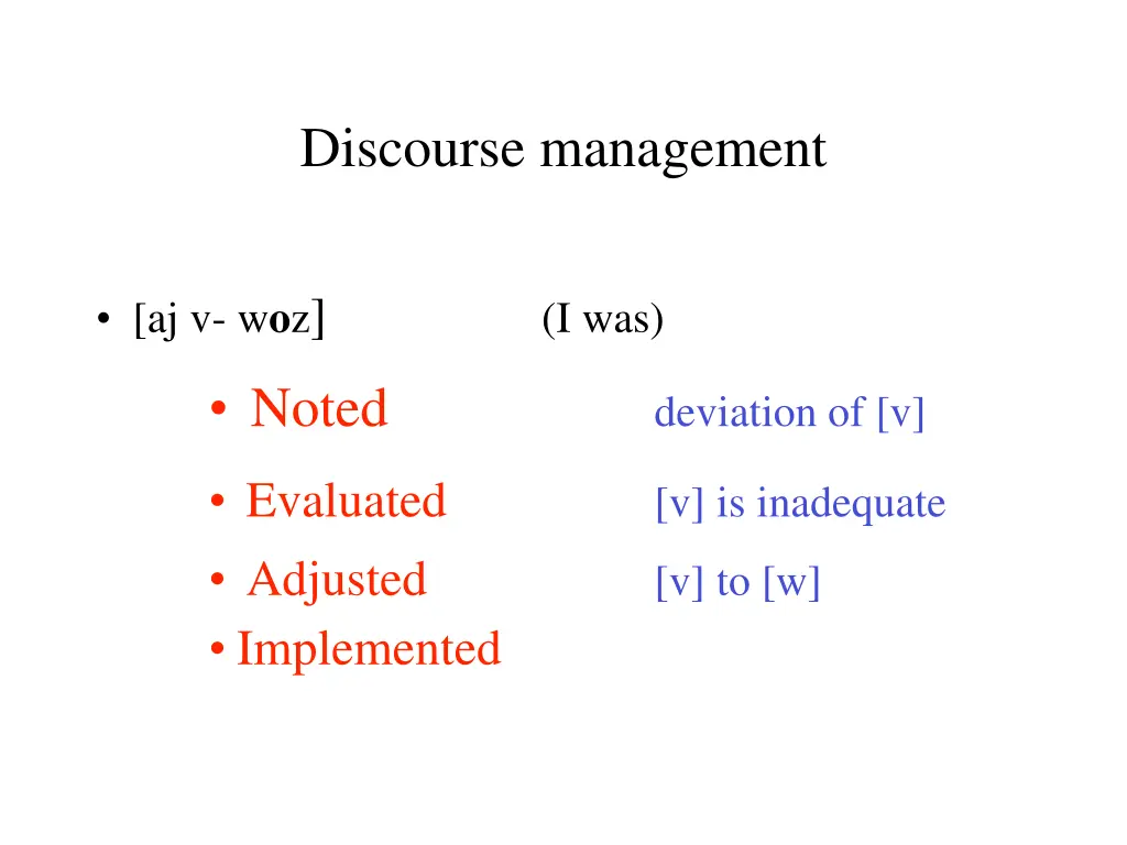 discourse management 2