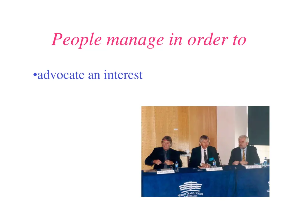 people manage in order to 2