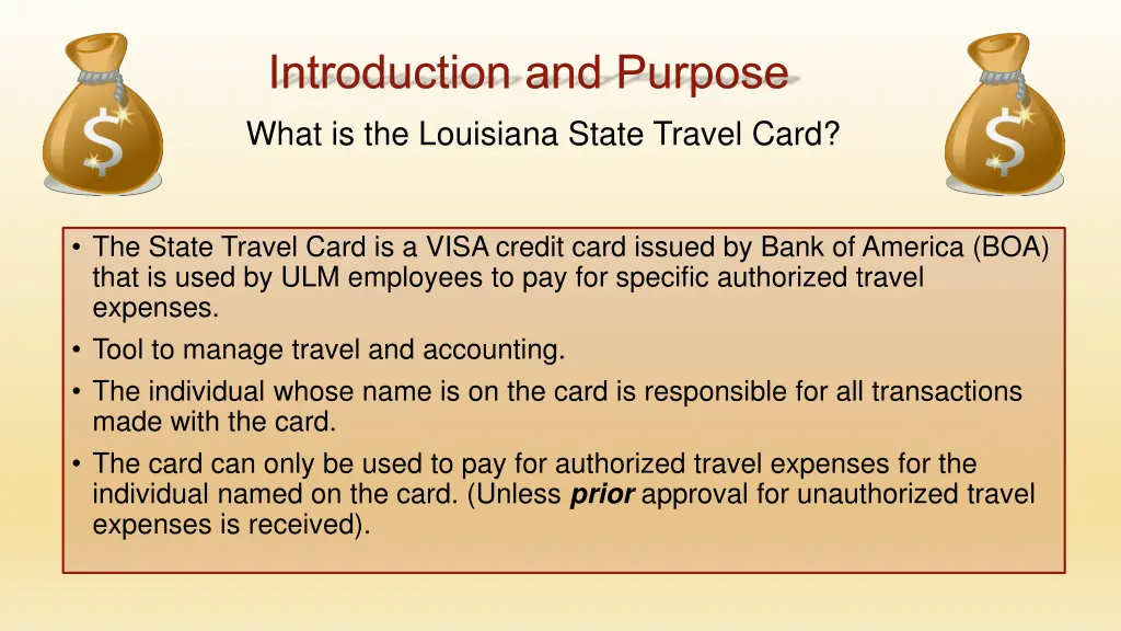 introduction and purpose what is the louisiana