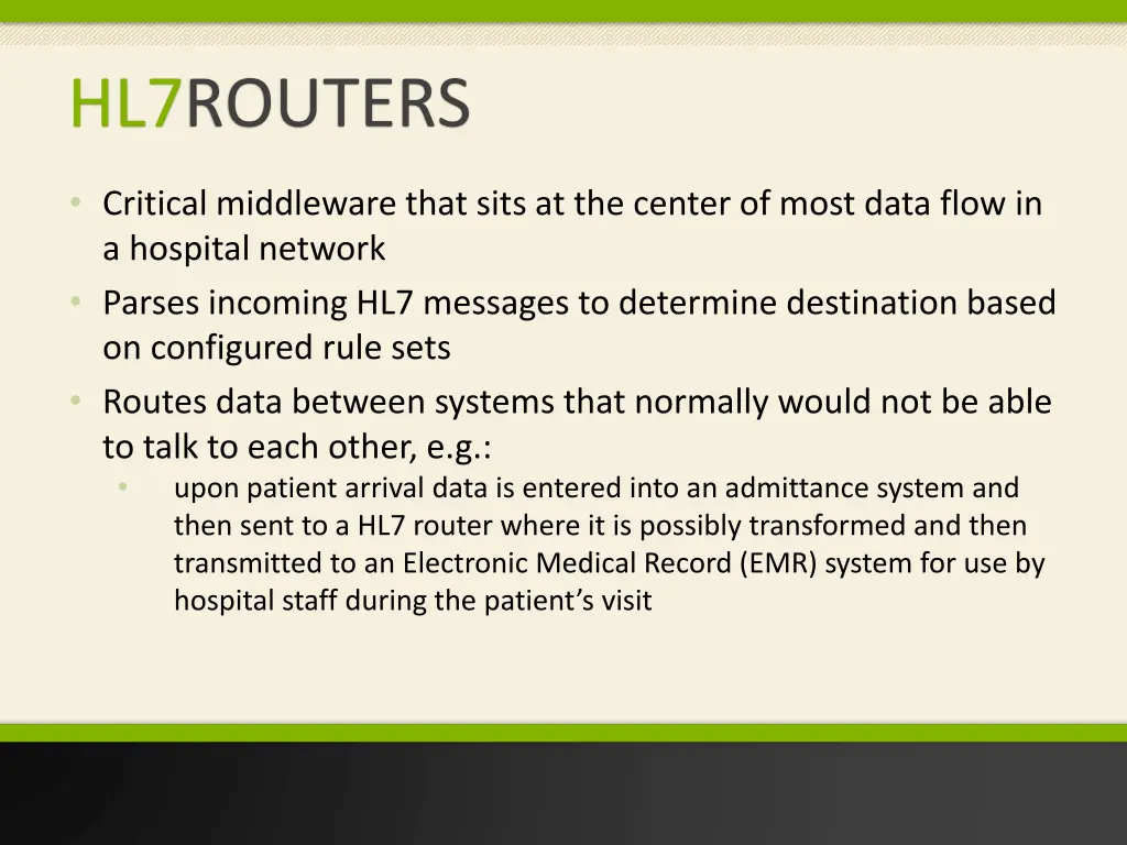 hl7routers