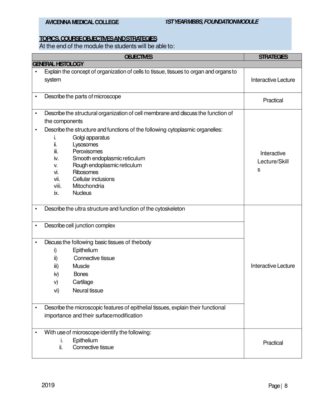 1st year mbbs foundationmodule 5