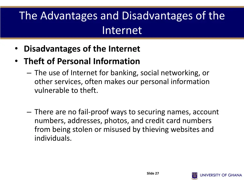 the advantages and disadvantages of the internet 12