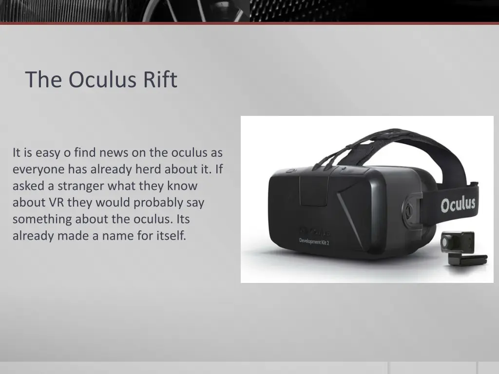 the oculus rift