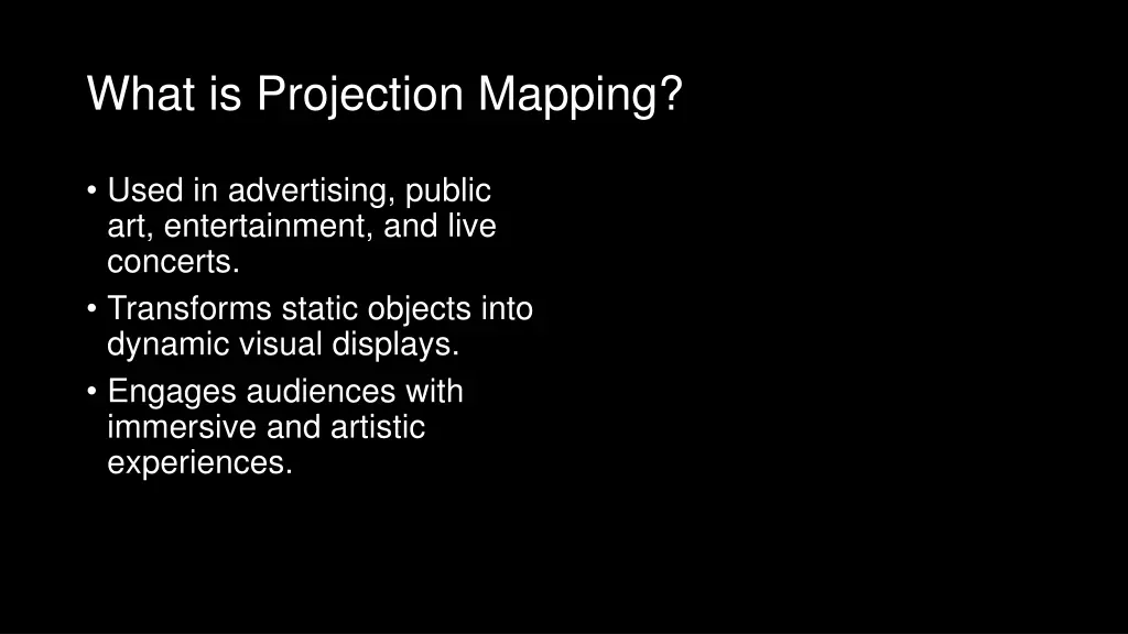 what is projection mapping 2