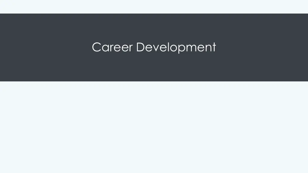 career development