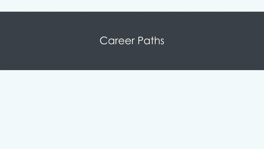 career paths