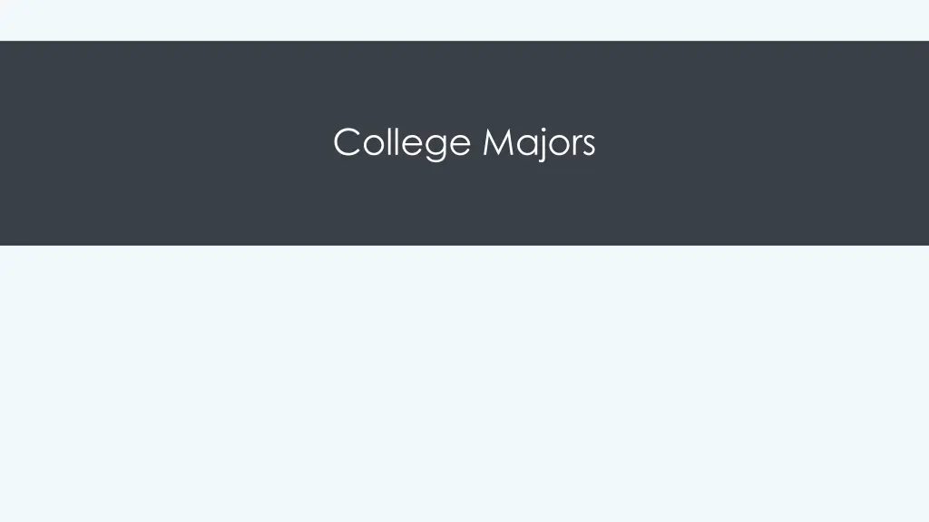 college majors