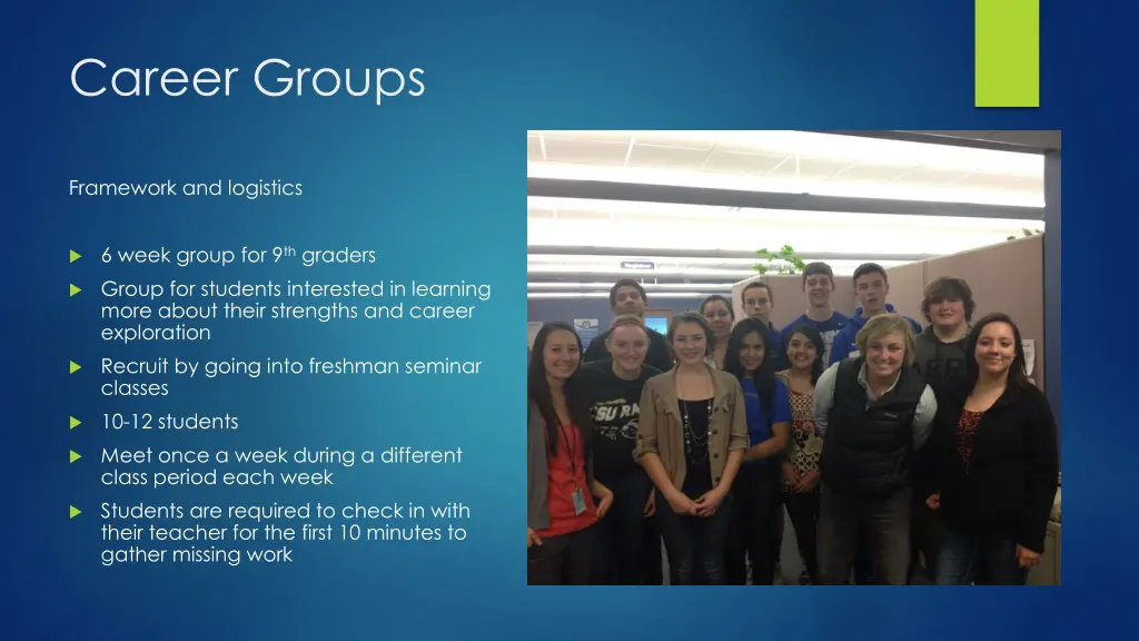 career groups