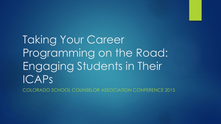 taking your career programming on the road