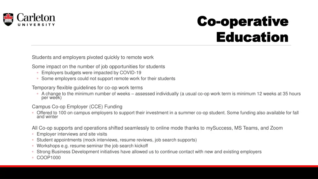 co co operative operative education education