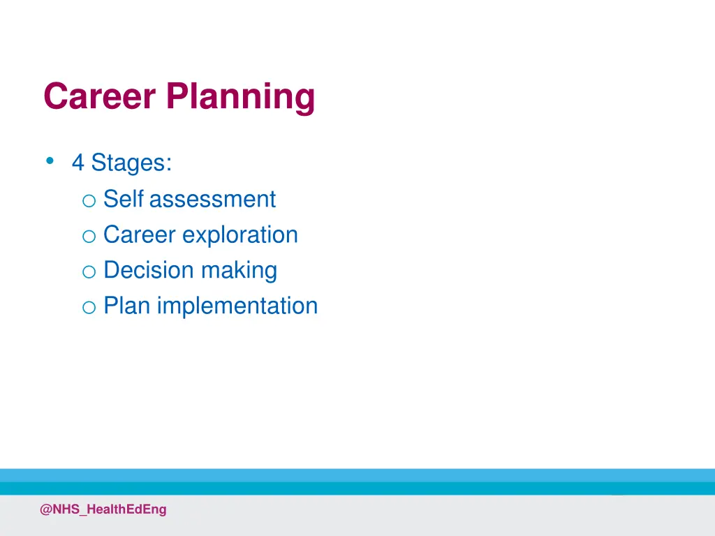 career planning