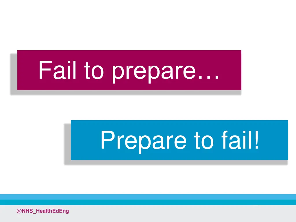 fail to prepare