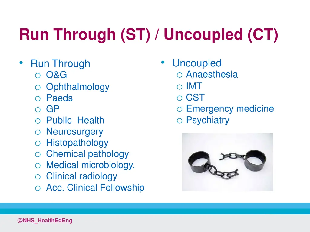 run through st uncoupled ct