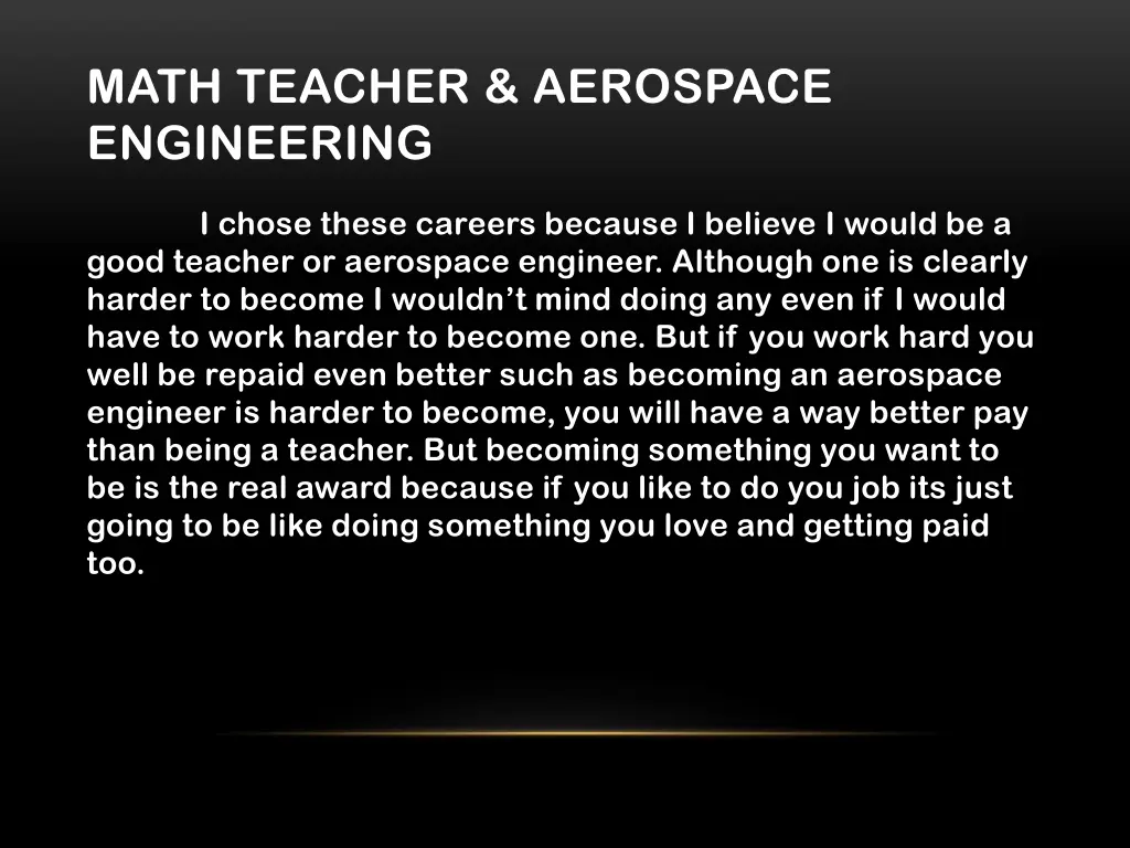 math teacher aerospace engineering